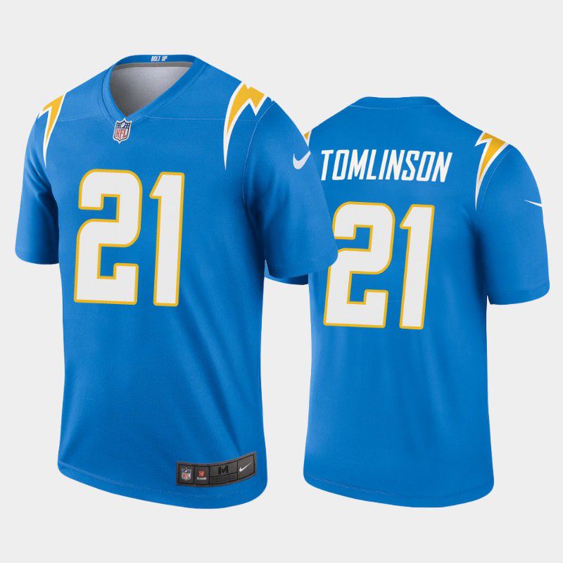 Men Los Angeles Chargers 21 LaDainian Tomlinson Nike Powder Blue Legend NFL Jersey